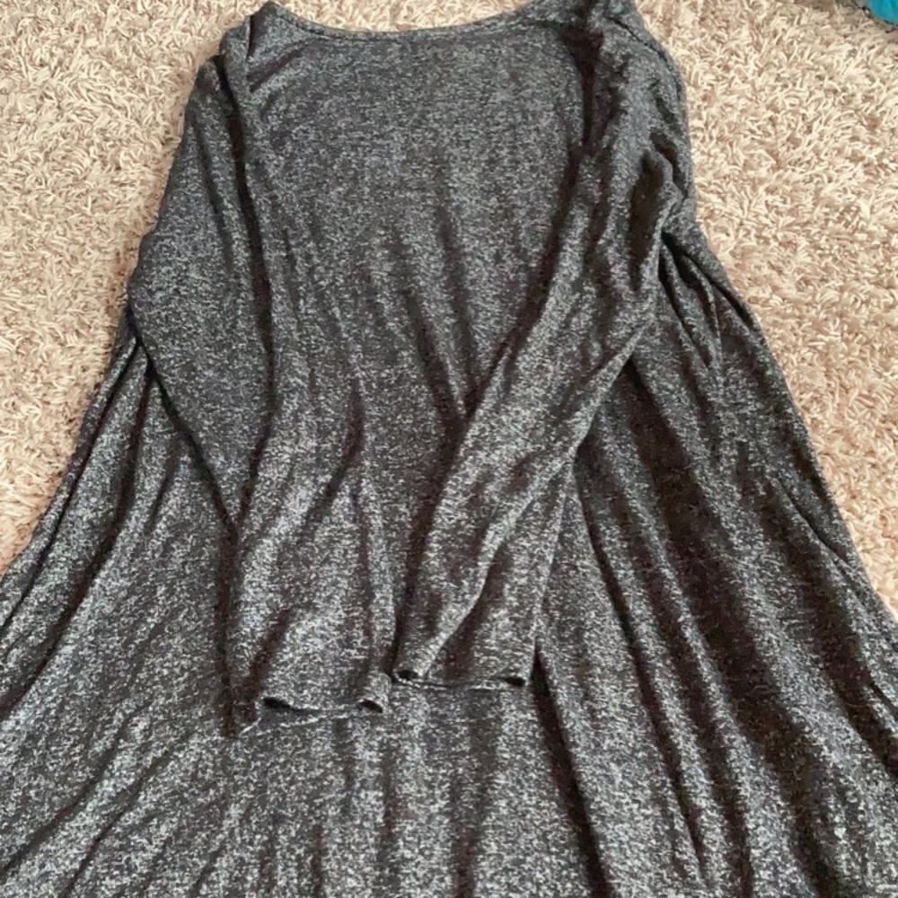 long sleeve cotton skater dress